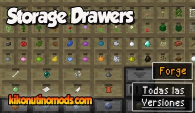 Storage Drawers Mod | 1.21.1, 1.21, 1.20.1, 1.16.5, 1.12.2...