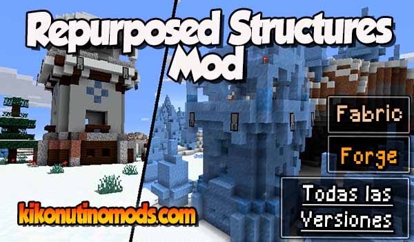 Repurposed Structures mod Minecraft para todas las versiones Descargar
