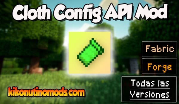 Cloth Config API mod Minecraft para todas las versiones Descargar