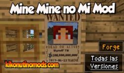 Mine Mine no Mi mod Minecraft para todas las versiones Descargar