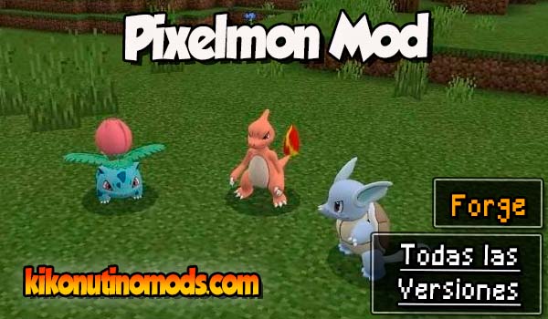 Pixelmon mod Minecraft para todas las versiones Descargar