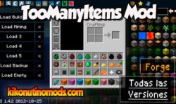 TooManyItems mod Minecraft para todas las versiones Descargar
