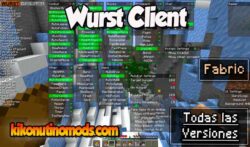 Wurst Client mod Minecraft para todas las versiones Descargar