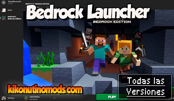 Bedrock Launcher Minecraft para todas las versiones Descargar