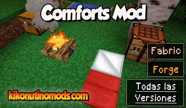 Comforts mod Minecraft para todas las versiones Descargar