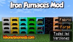 Iron Furnaces mod Minecraft para todas las versiones Descargar