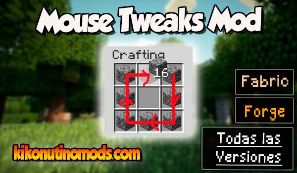 Mouse Tweaks mod Minecraft para todas las versiones Descargar