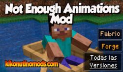 Not Enough Animations mod Minecraft para todas las versiones Descargar