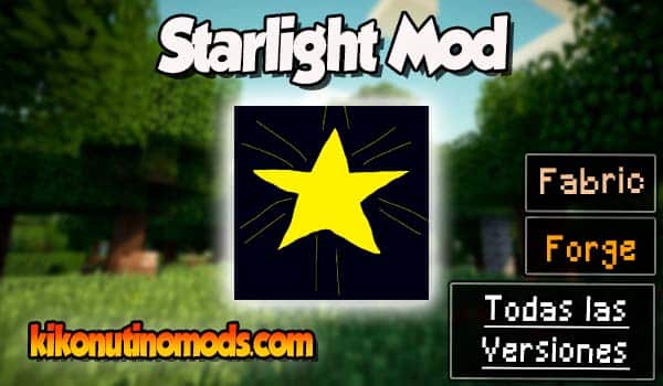 Starlight mod Minecraft para todas las versiones Descargar