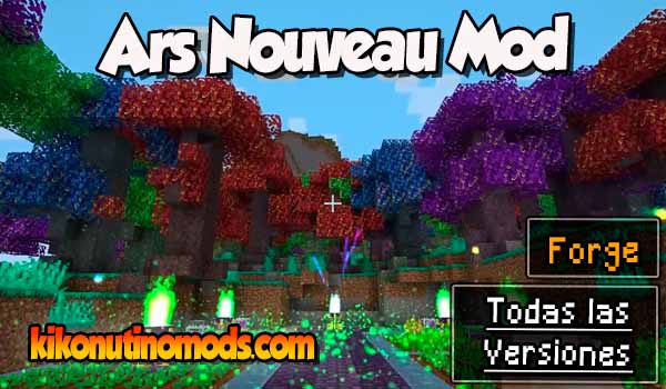 Ars Nouveau mod Minecraft para todas las versiones Descargar