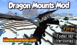 Dragon Mounts mod Minecraft para todas las versiones Descargar