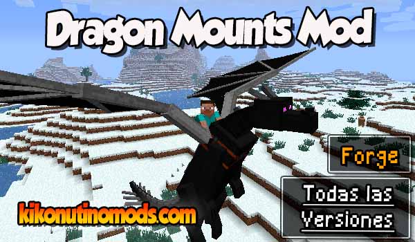 Dragon Mounts mod Minecraft para todas las versiones Descargar