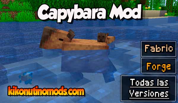 Capybara mod Minecraft para todas las versiones Descargar