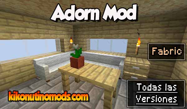 Adorn mod Minecraft para todas las versiones Descargar