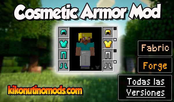 Cosmetic Armor mod Minecraft para todas las versiones Descargar