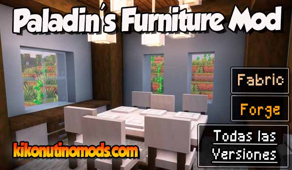 Paladin's Furniture mod Minecraft para todas las versiones Descargar